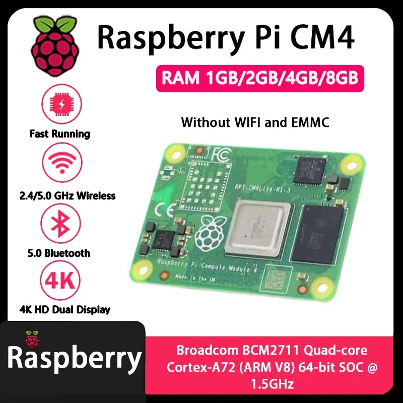 Raspberry Pi CM4 1GB/2GB/4GB/8 - đánh giá và giá Raspberry Pi Compute Module 4 8Gb 32Gb